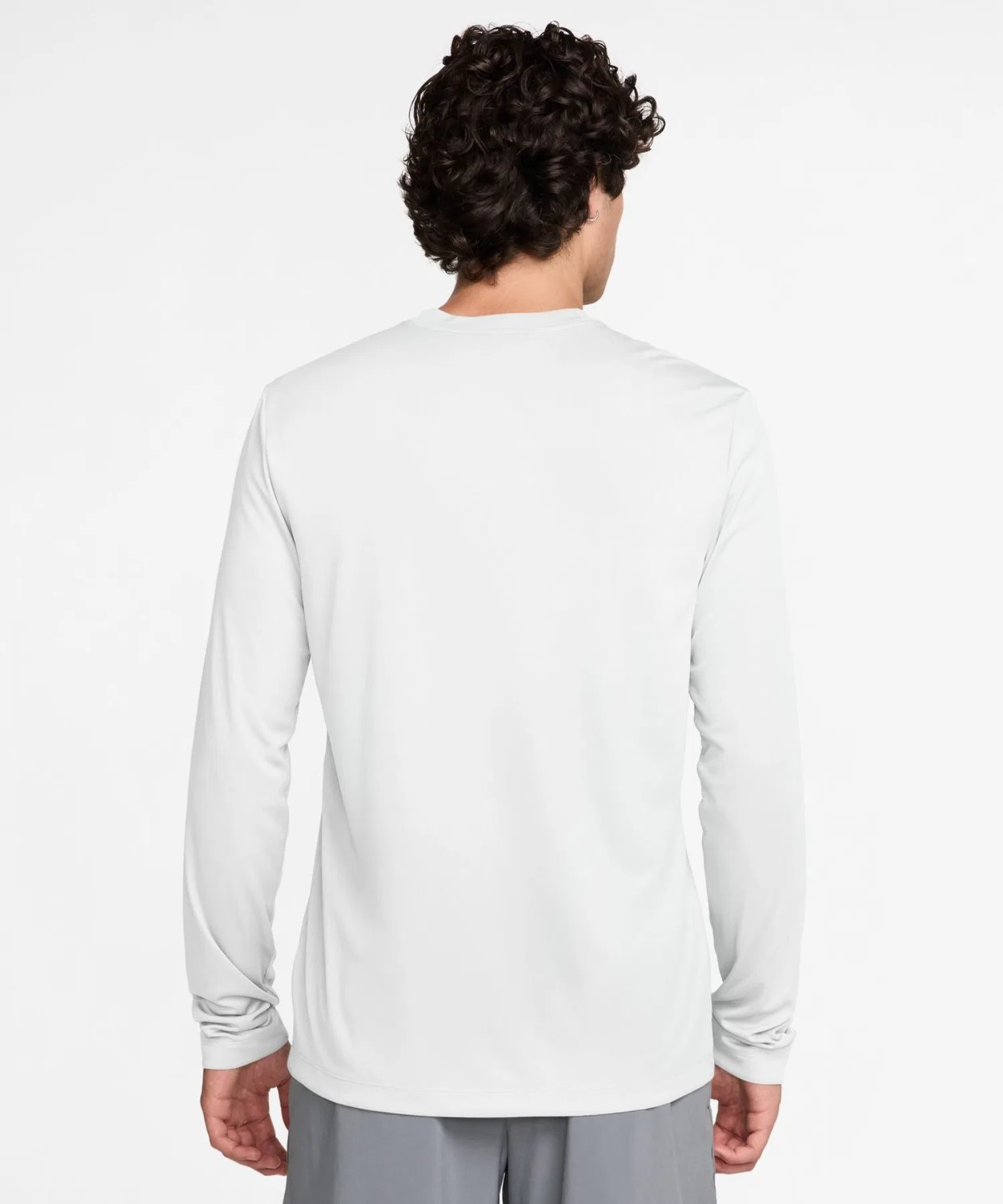 Мужская футболка NIKE DF STD L/S FLEX чёрная — фото 4
