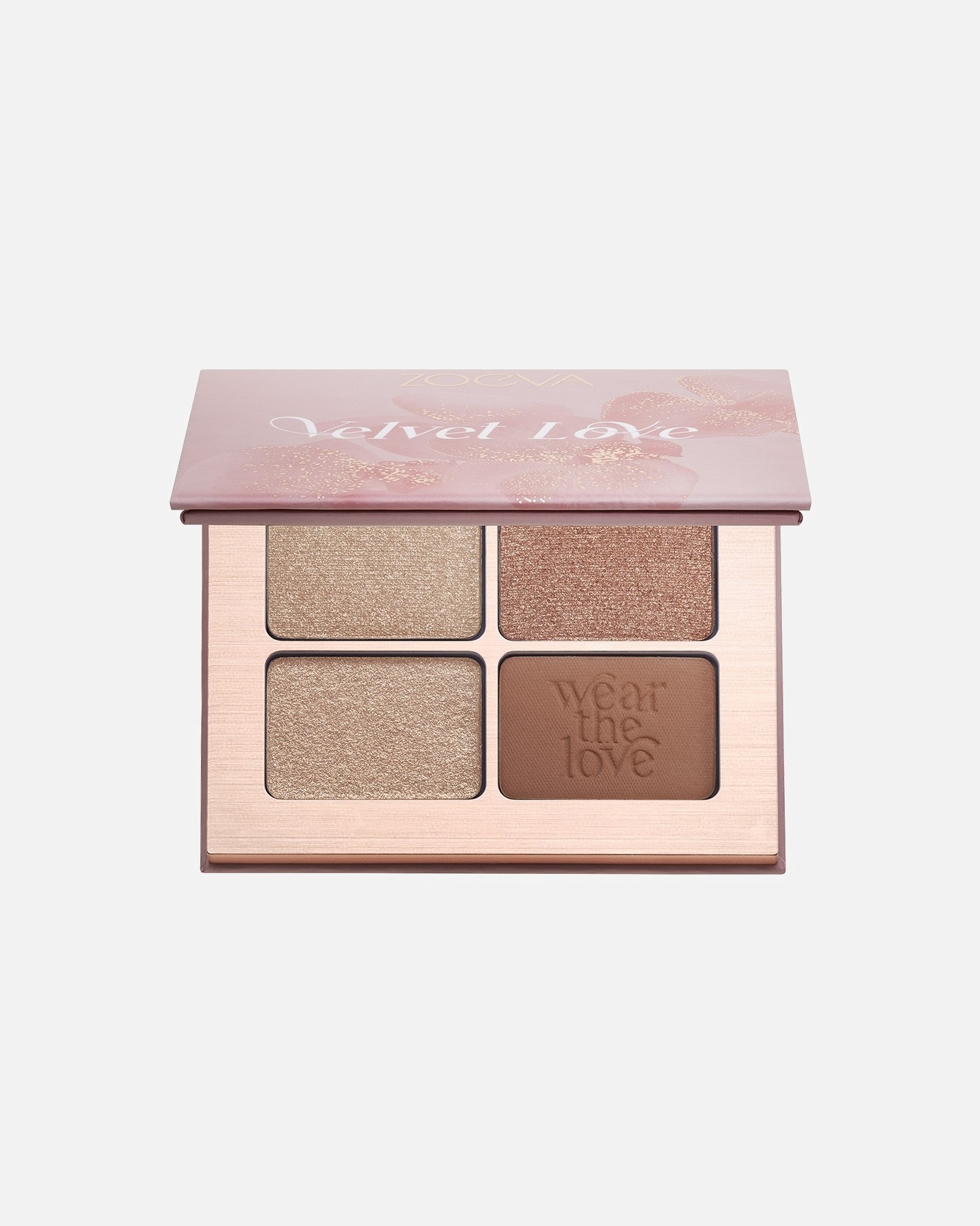 

Тени для глаз, палетка Zoeva, dreamy rose golden eyes, 6 гр