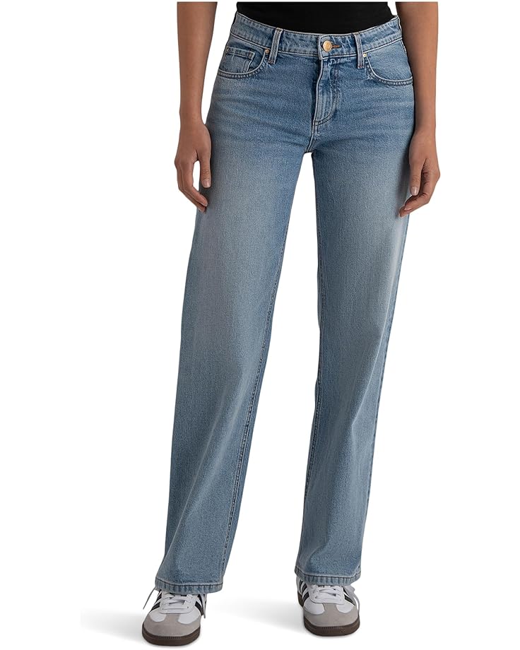 

Женские джинсы KUT from the Kloth Selena Baggy Low Rise Straight Leg Clean Hem, Bravery