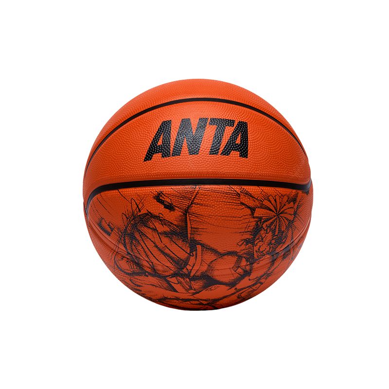 

Мяч баскетбольный Anta Indoor Outdoor Universal Kids, размер 5, оранжевый, резиновый