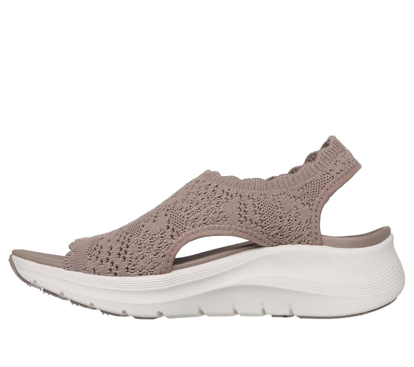 Женские сандалии Arch Fit Flawless Choice в цвете мокко Skechers, мокко — фото 2