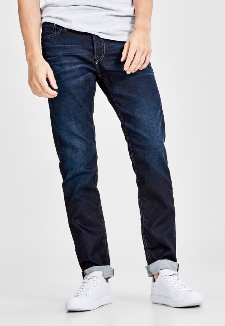 

Джинсы прямого кроя MIKE Jack & Jones, синий деним