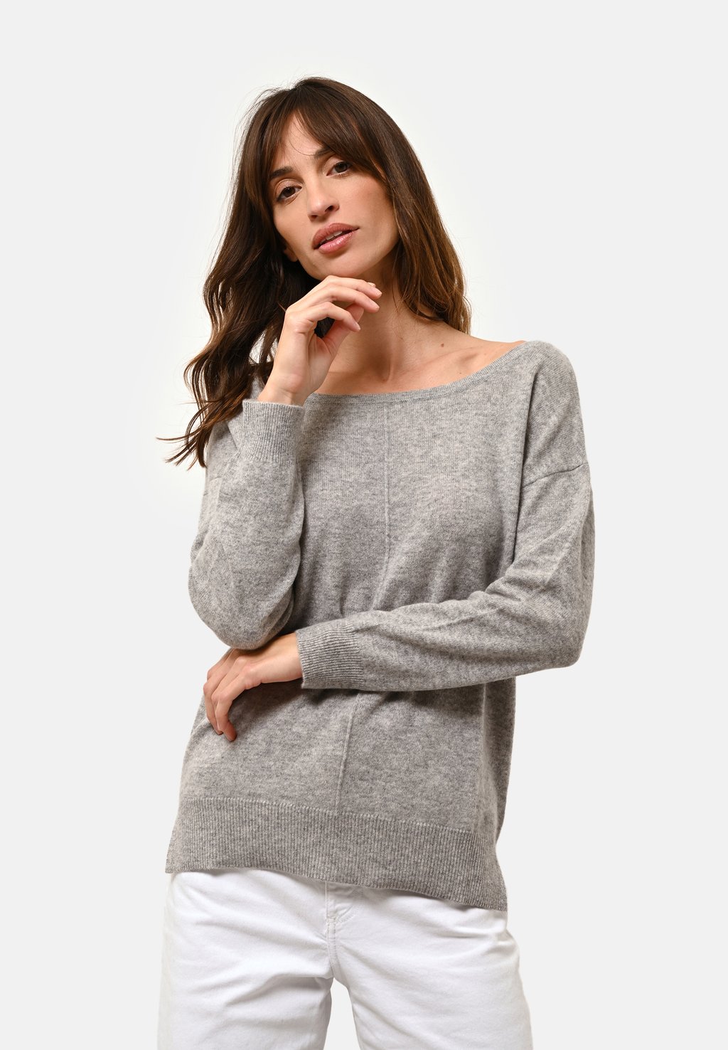 

Джемпер KAREN Just Cashmere, светло-серый