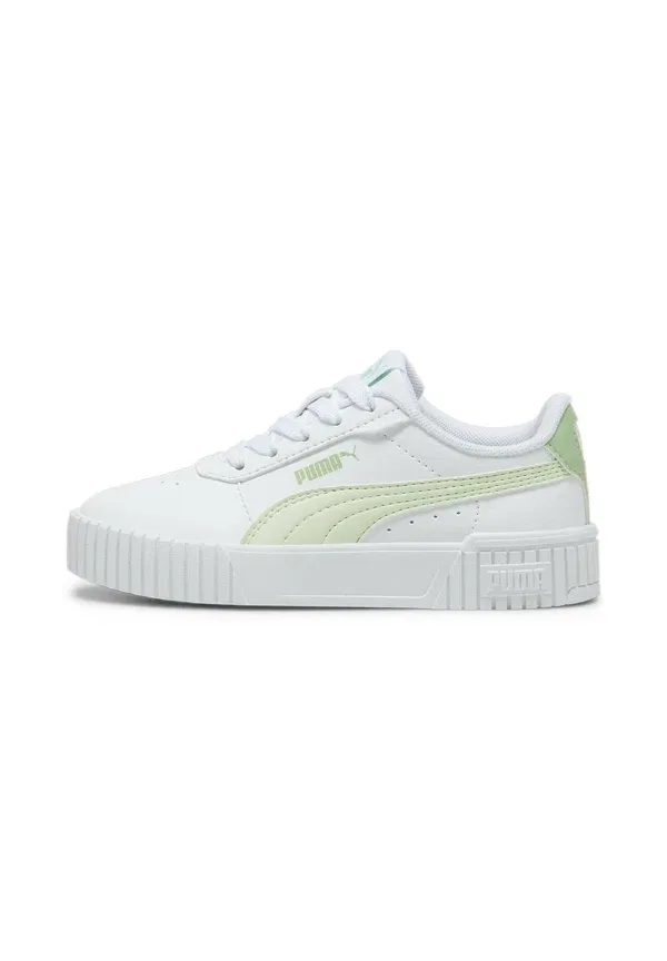 Кроссовки Puma Carina Trainers, бело-зеленый иллюзион чистый зеленый