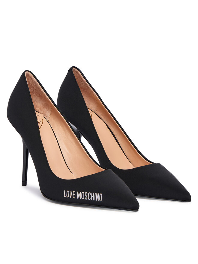 Туфли на высоком каблуке JA10299G0NIM0000 Love Moschino, черный — фото 2