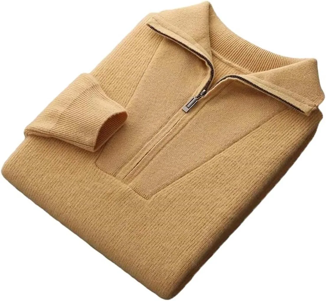 

Мужской джемпер с отложным воротником из кашемира