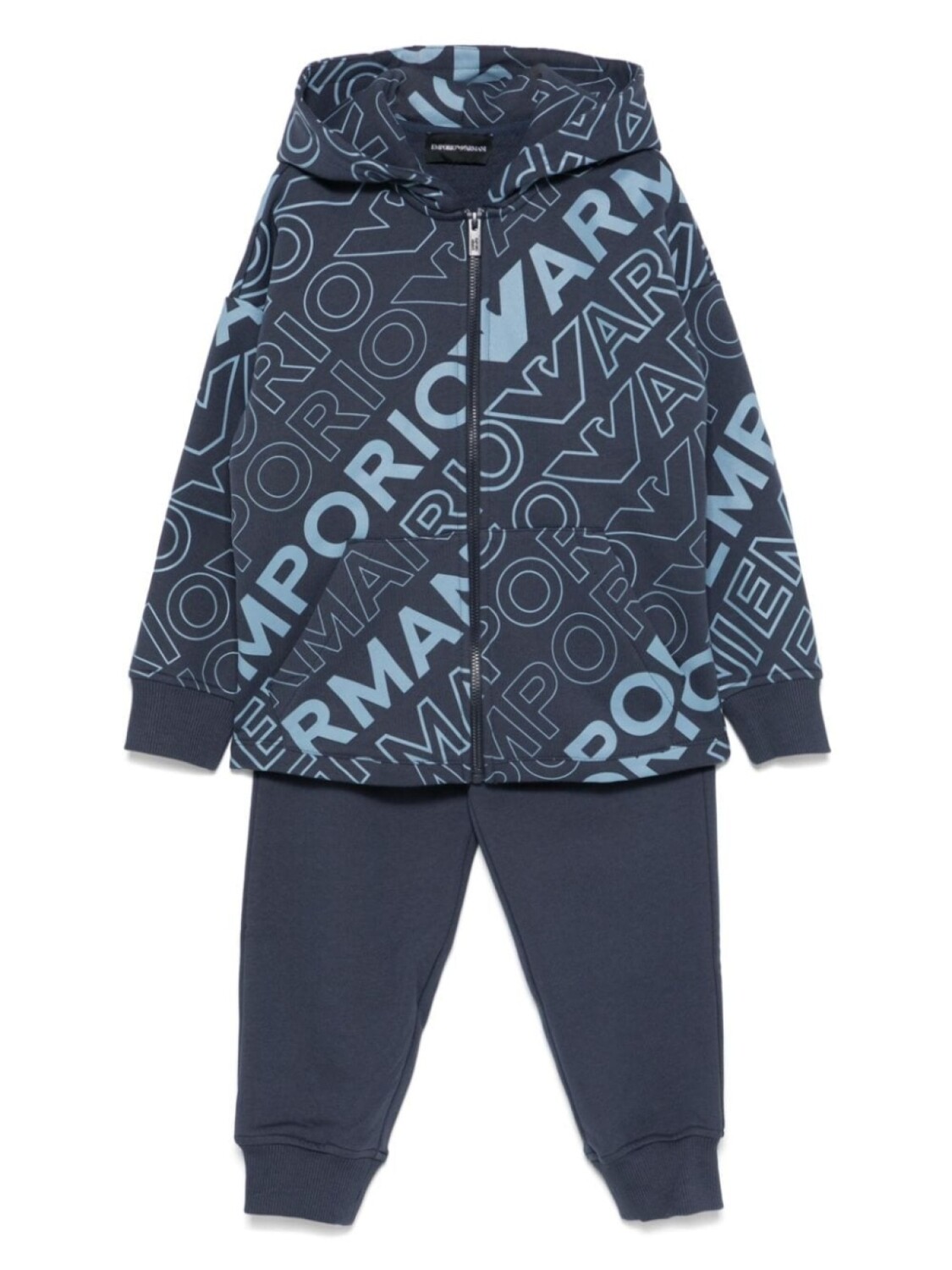 

Детский спортивный костюм с логотипом Emporio Armani Emporio Armani Kids, синий