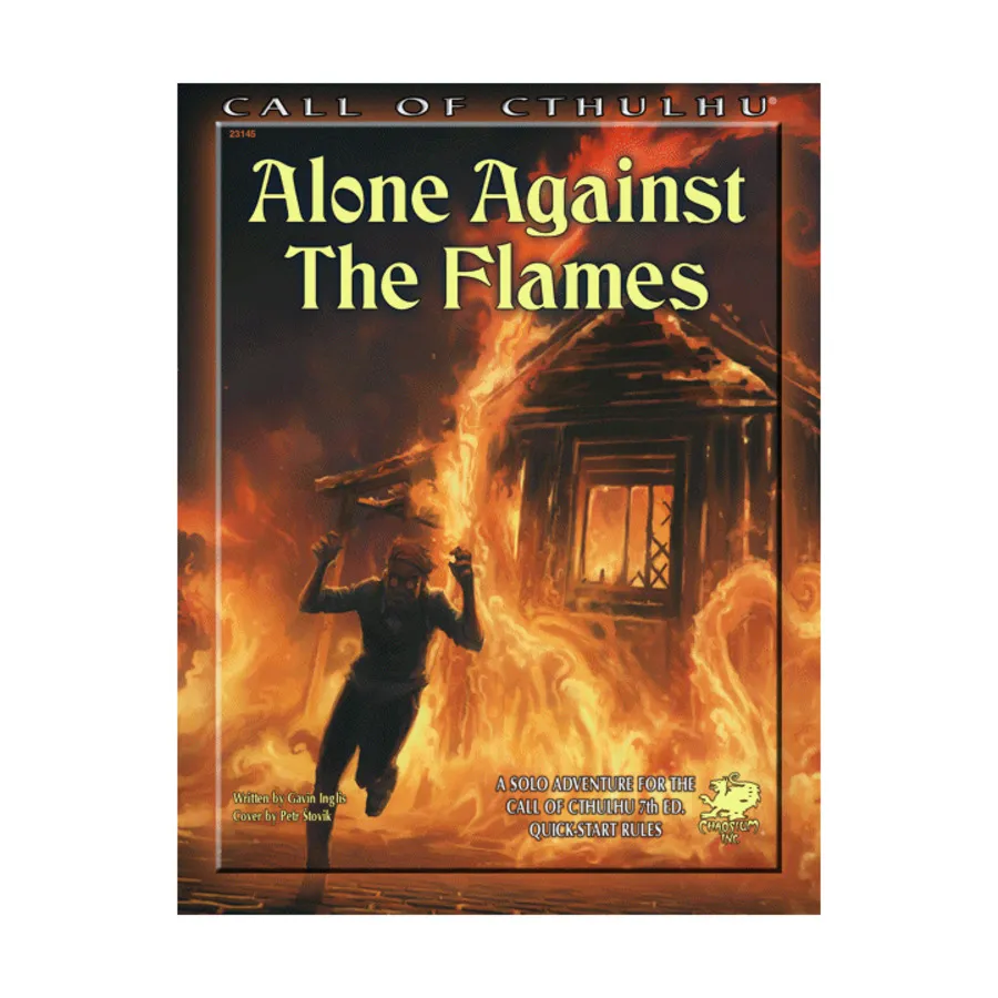 

Alone Against The Flames, Call of Cthulhu (7th Edition), мягкая обложка