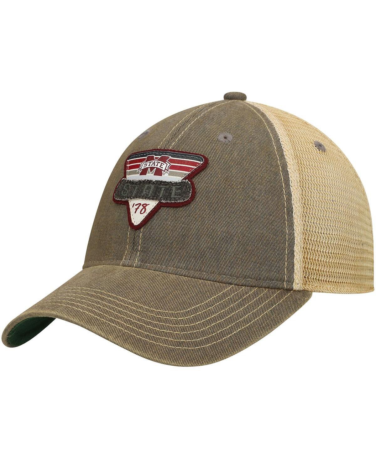 

Мужская серая кепка Mississippi State Bulldogs Legacy Point Old Favorite Trucker Snapback Legacy Athletic