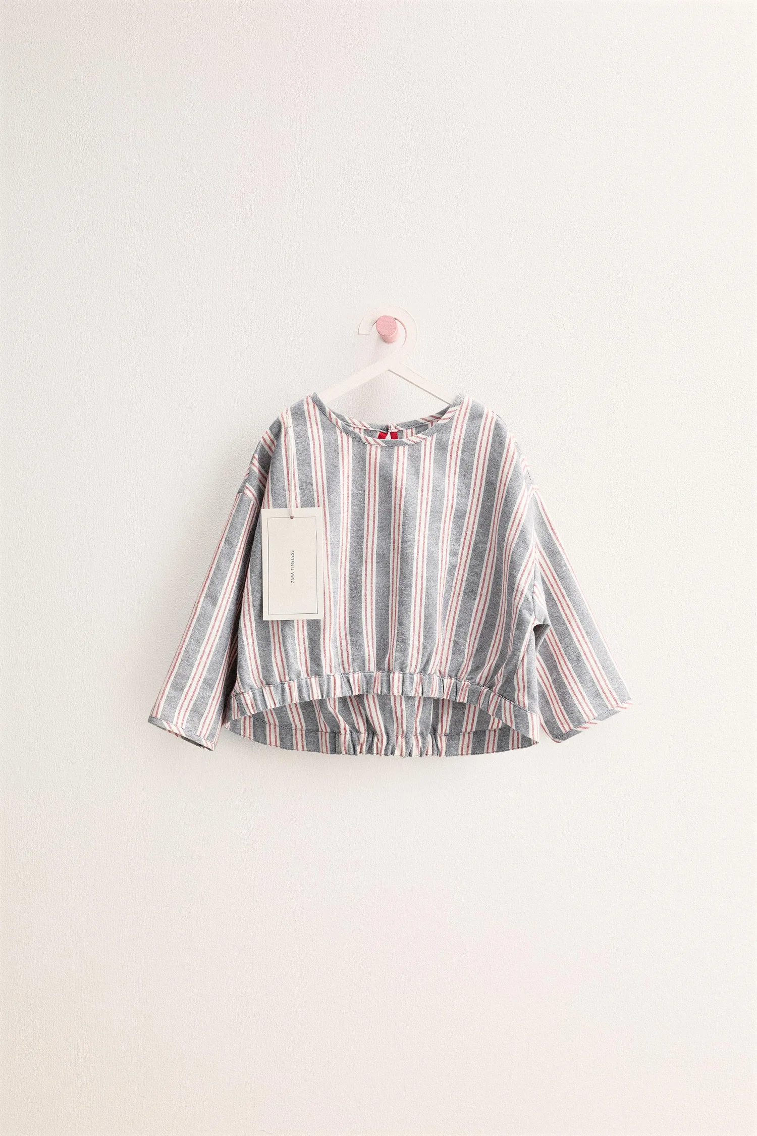 Zara timeless - полосатый топ, синий