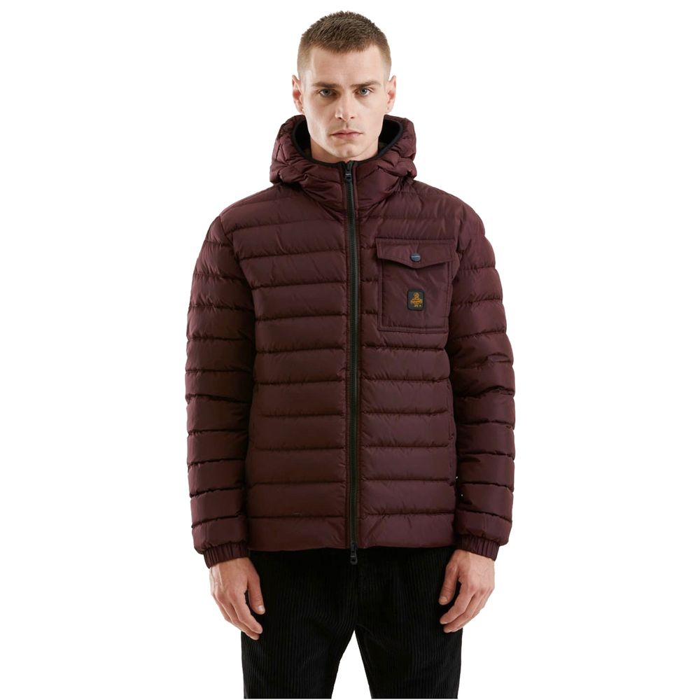 

Красная нейлоновая мужская куртка Refrigiwear