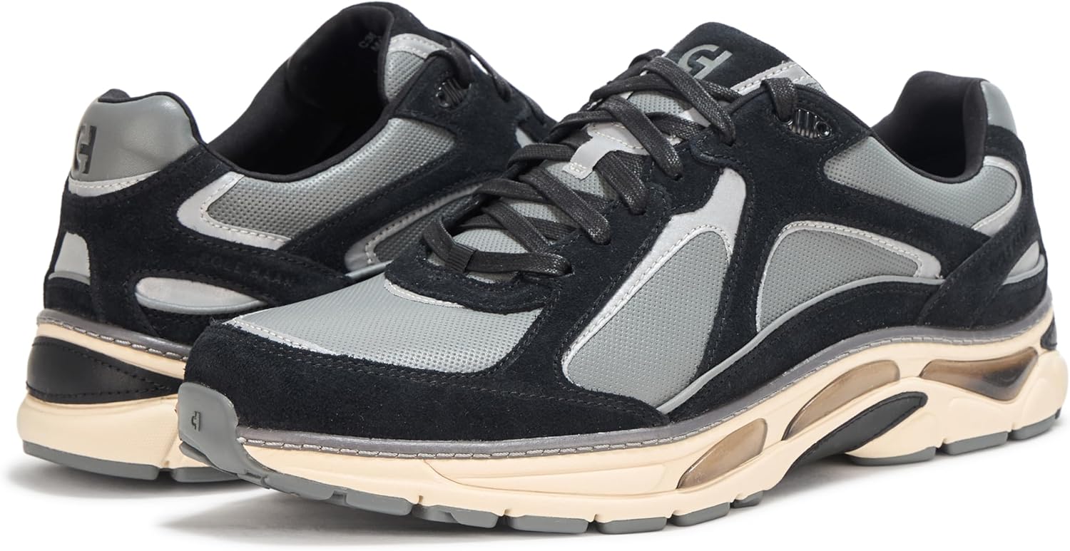 Мужские кроссовки Cole Haan Grandpro Millenia, слоновая кость/черный — фото 3