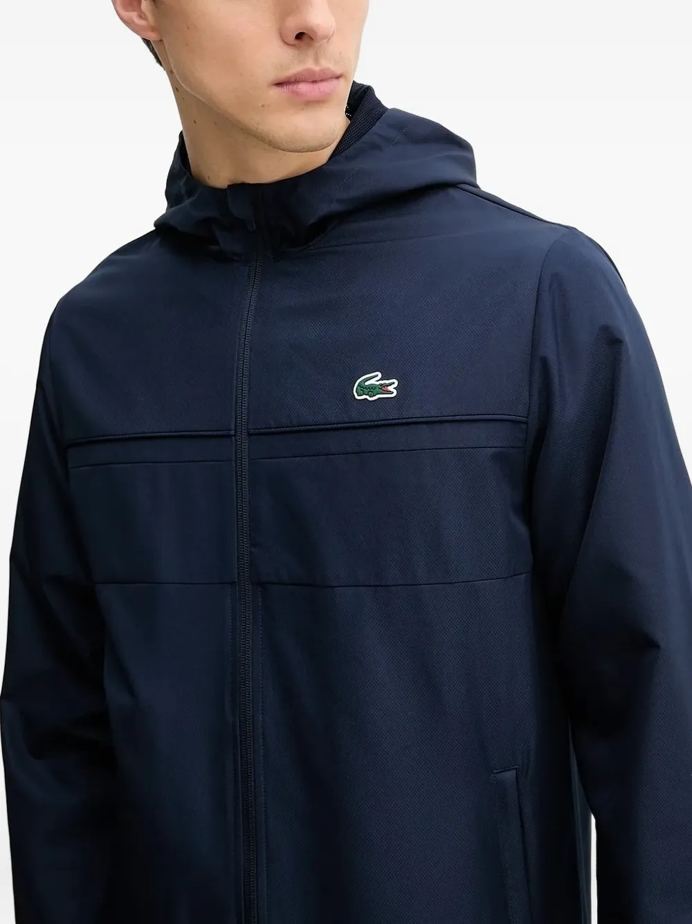 Куртка с капюшоном и застежкой-молнией Lacoste — фото 3