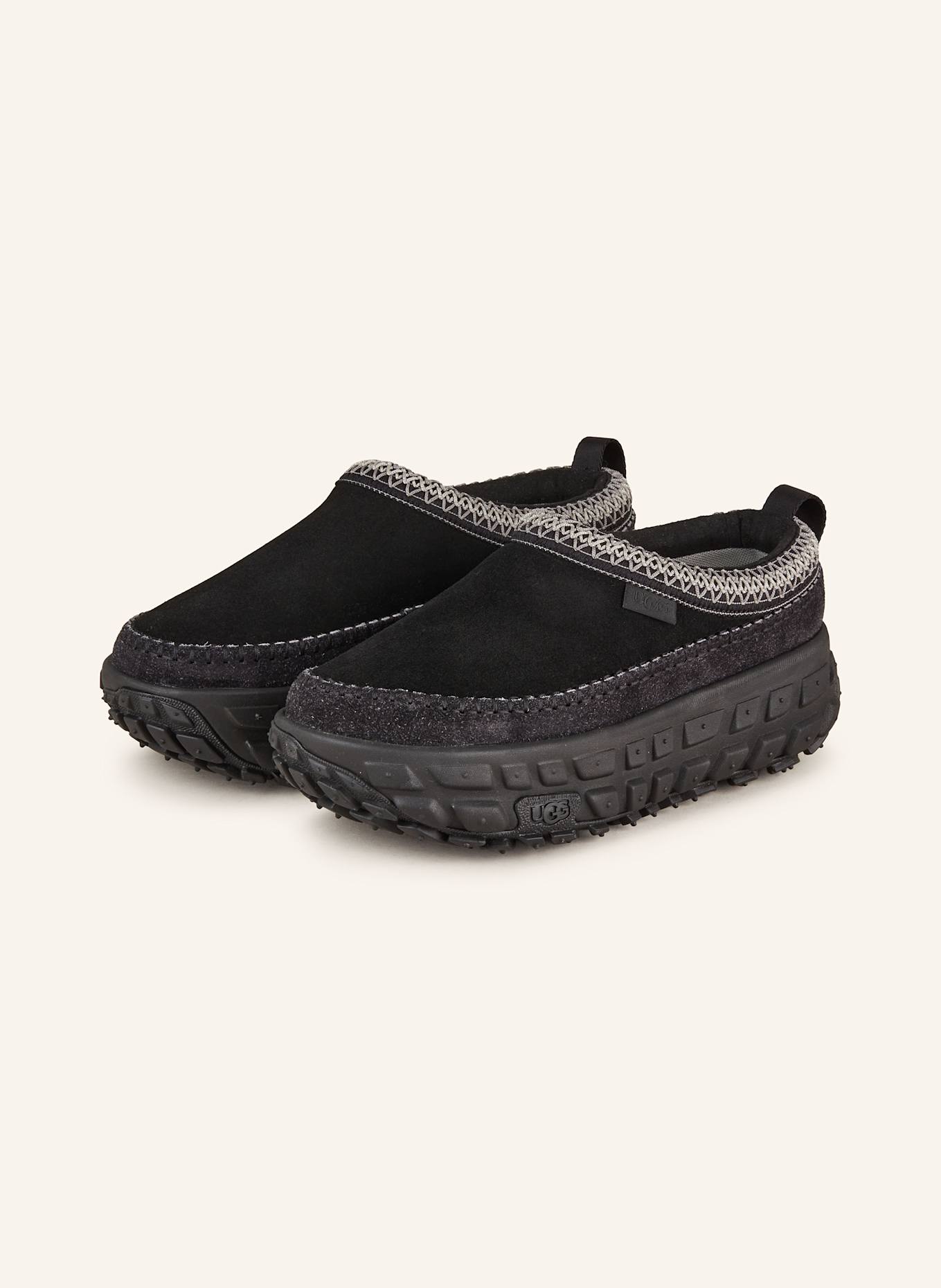 

Платформа тапочки рискованно ошеломить Ugg, черный
