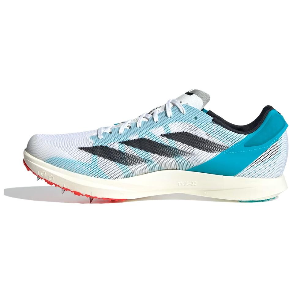 Кроссовки Adizero Avanti унисекс с высоким верхом белого/синего цвета Adidas — фото 2