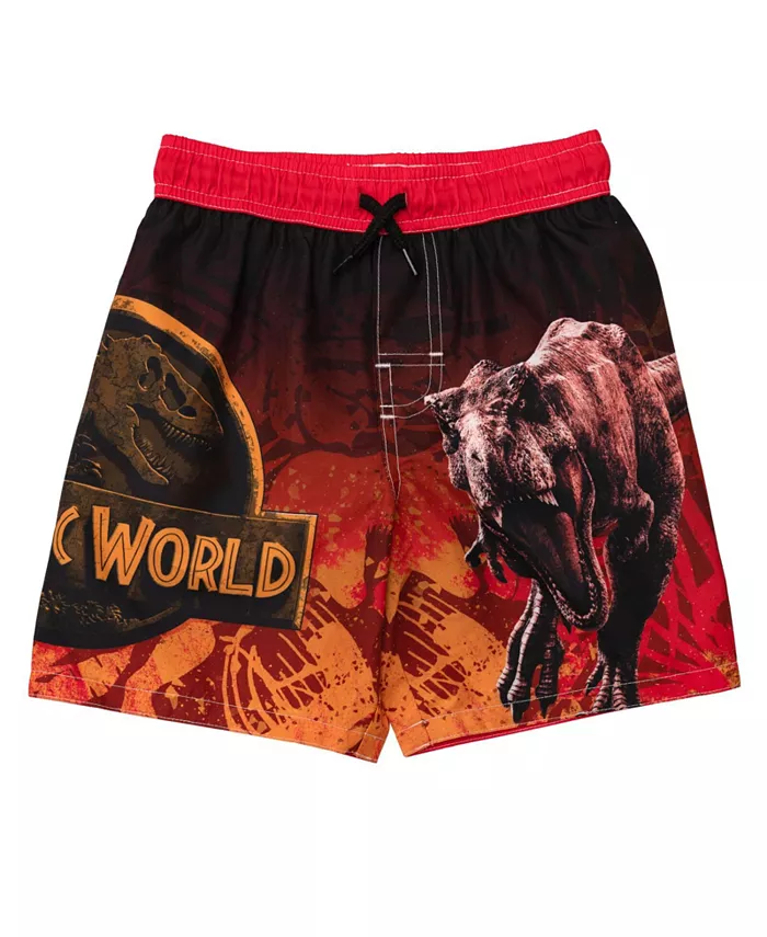 

Детские плавки для плавания Jurassic World Park Blue (Dinosaur) с UPF 50+ Jurassic Park, красный