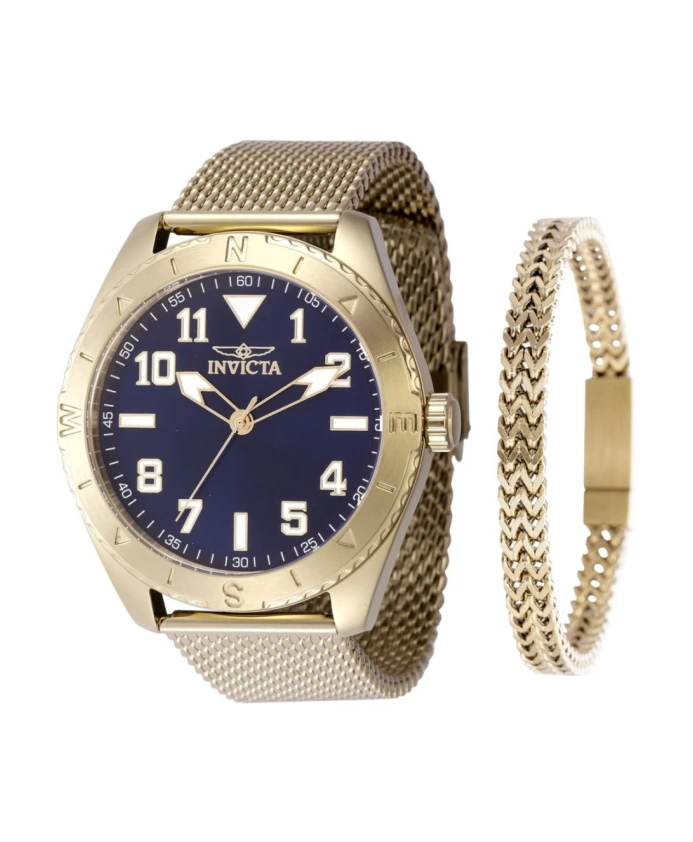 

Мужские кварцевые часы – специальная коллекция Invicta Watches, желтый