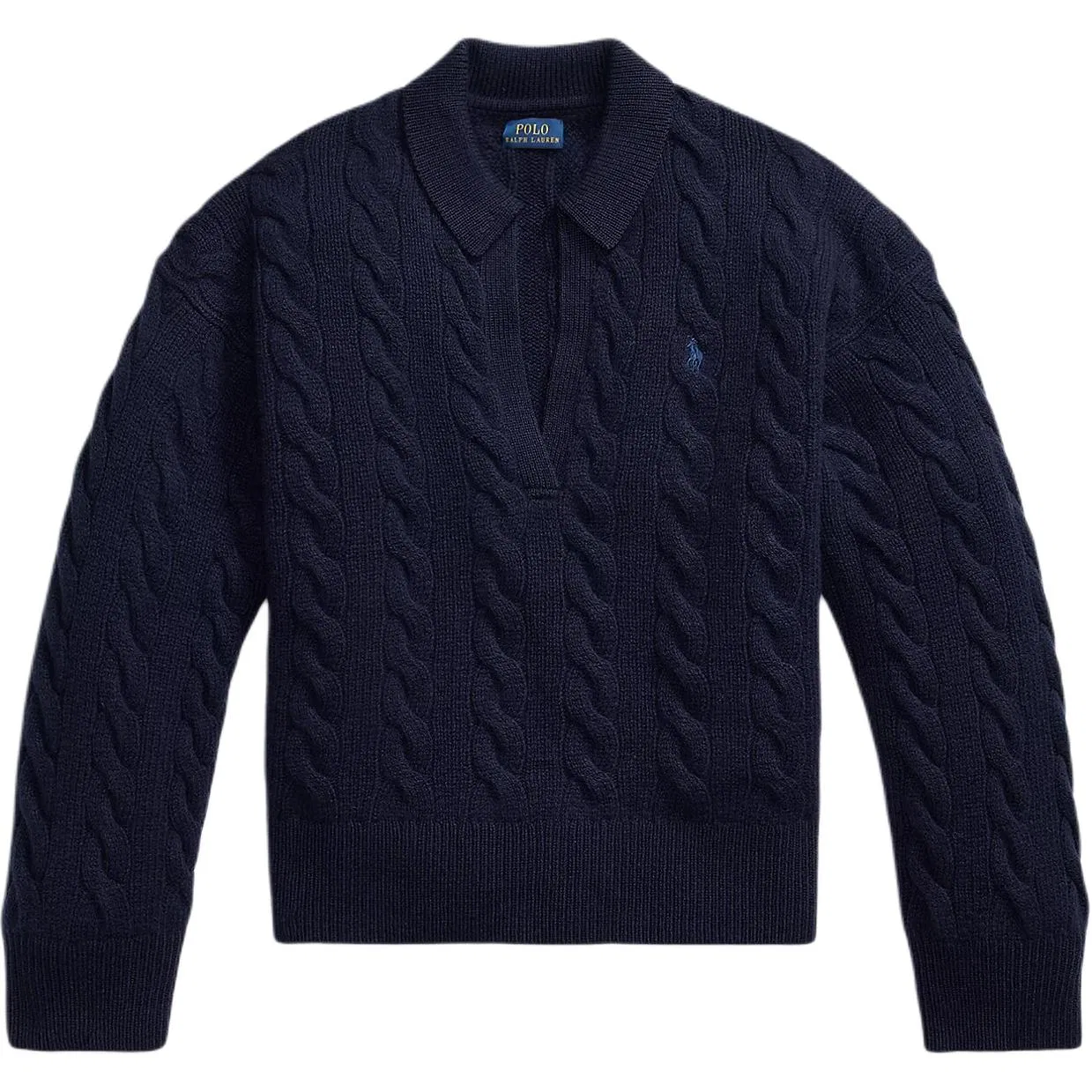 Свитер из кашемира с круглым вырезом Polo Ralph Lauren, Marine Blue