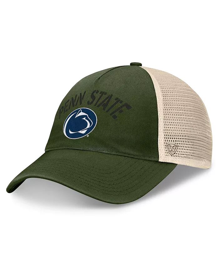 

Мужская регулируемая кепка Hunter Green Penn State Nittany Lions OHT Military Appreciation Glory Trucker Top of the World