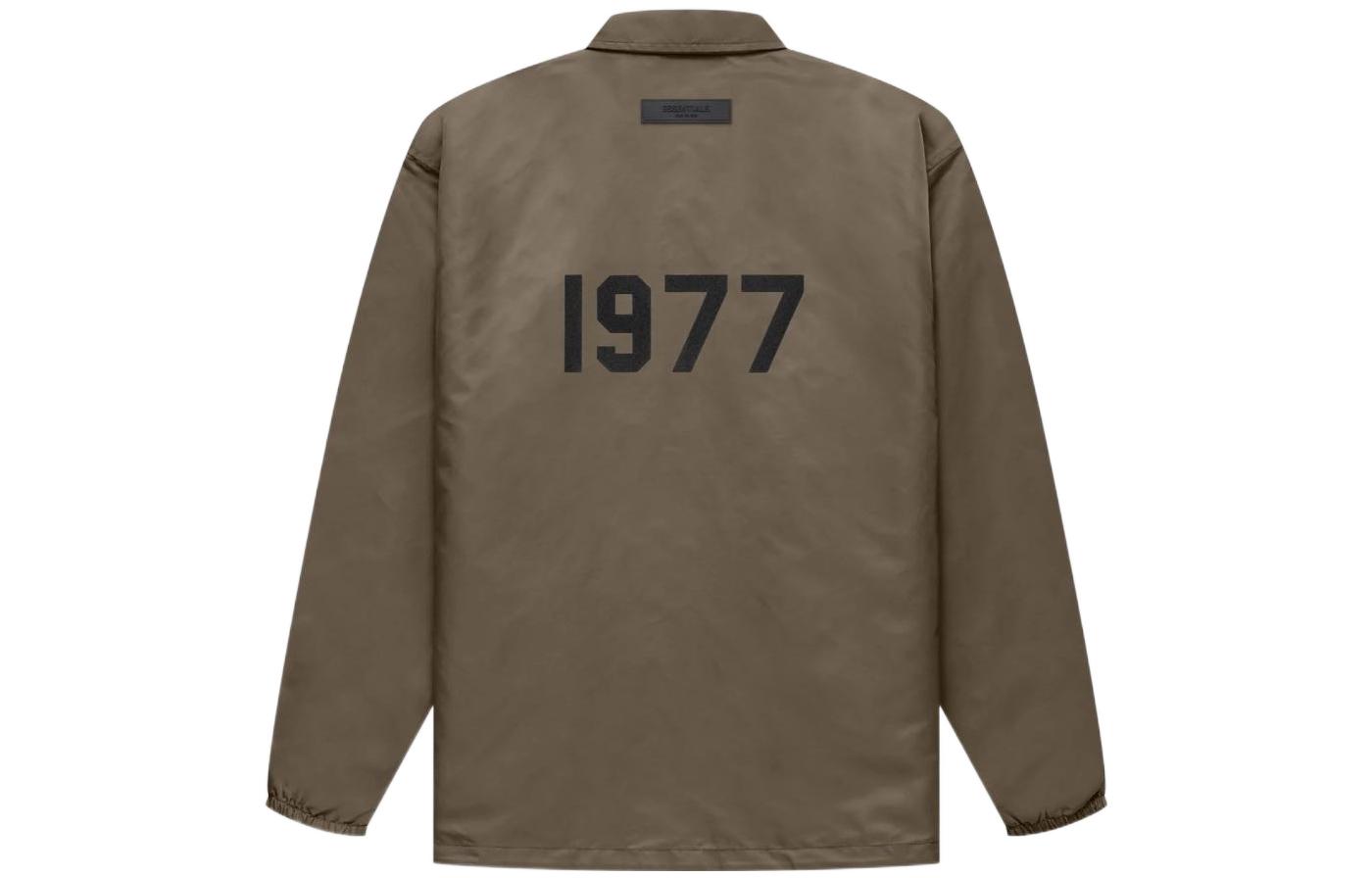 Курка тренера из нейлона Fear Of God Essentials, Древесный кофе — фото 3
