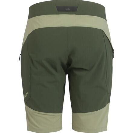 

Легкие шорты Trail мужские Rapha, цвет Olive Green/Deep Olive Green