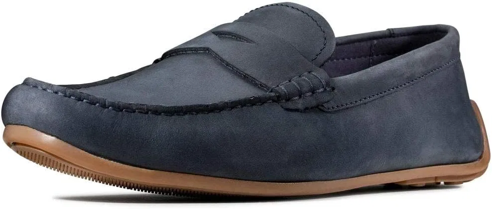 Мужские мокасины Clarks Reazor Penny, Blue Navy Nubuck