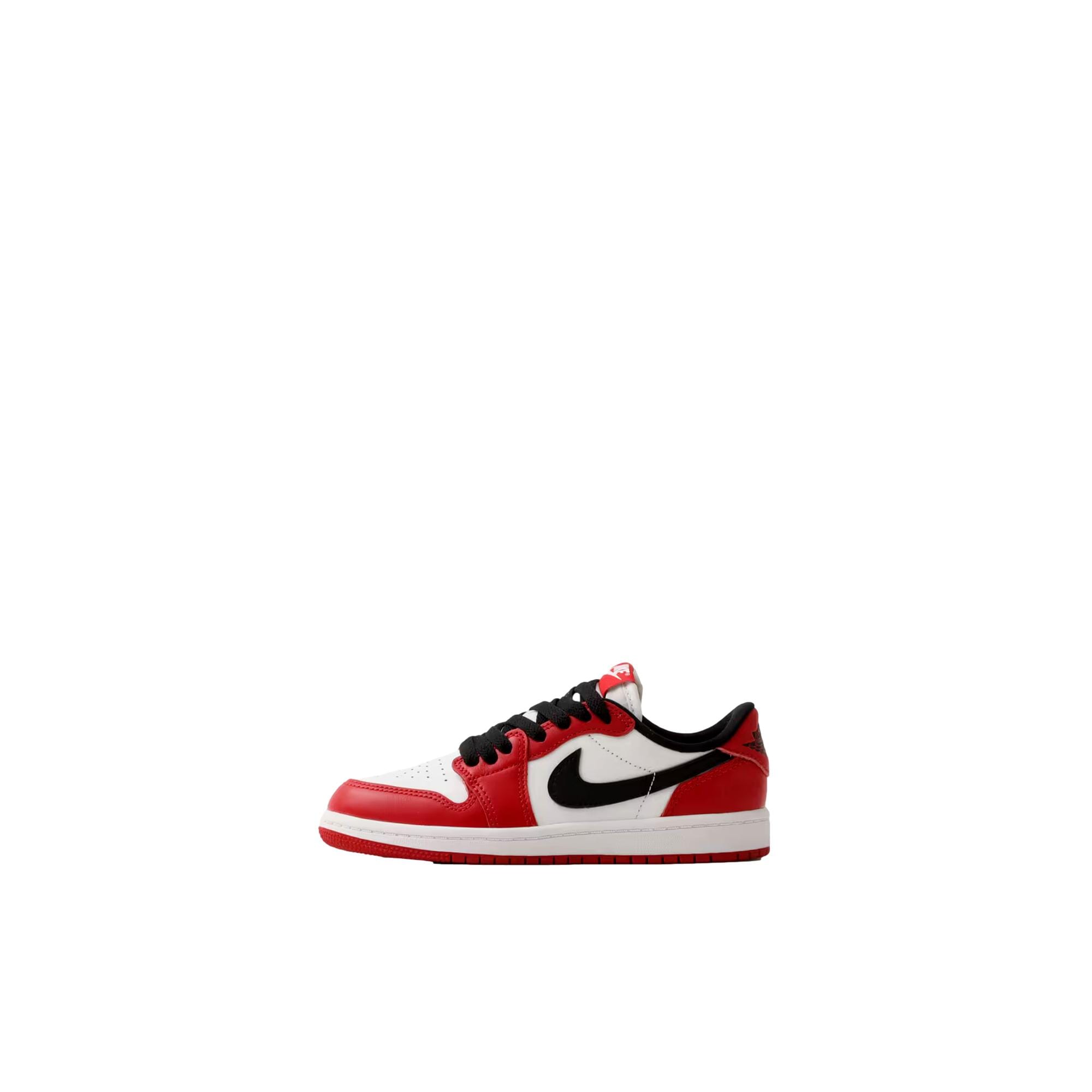

Кроссовки Nike Jordan 1 Retro Low OG Varistic Red/Black - Summit White HQ6996-600 для дошкольников