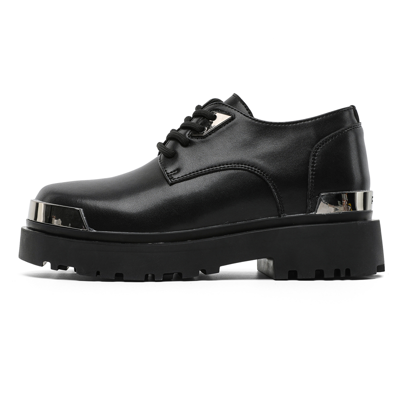 

JIETEGONGYANG Низкие повседневные туфли мужские черные