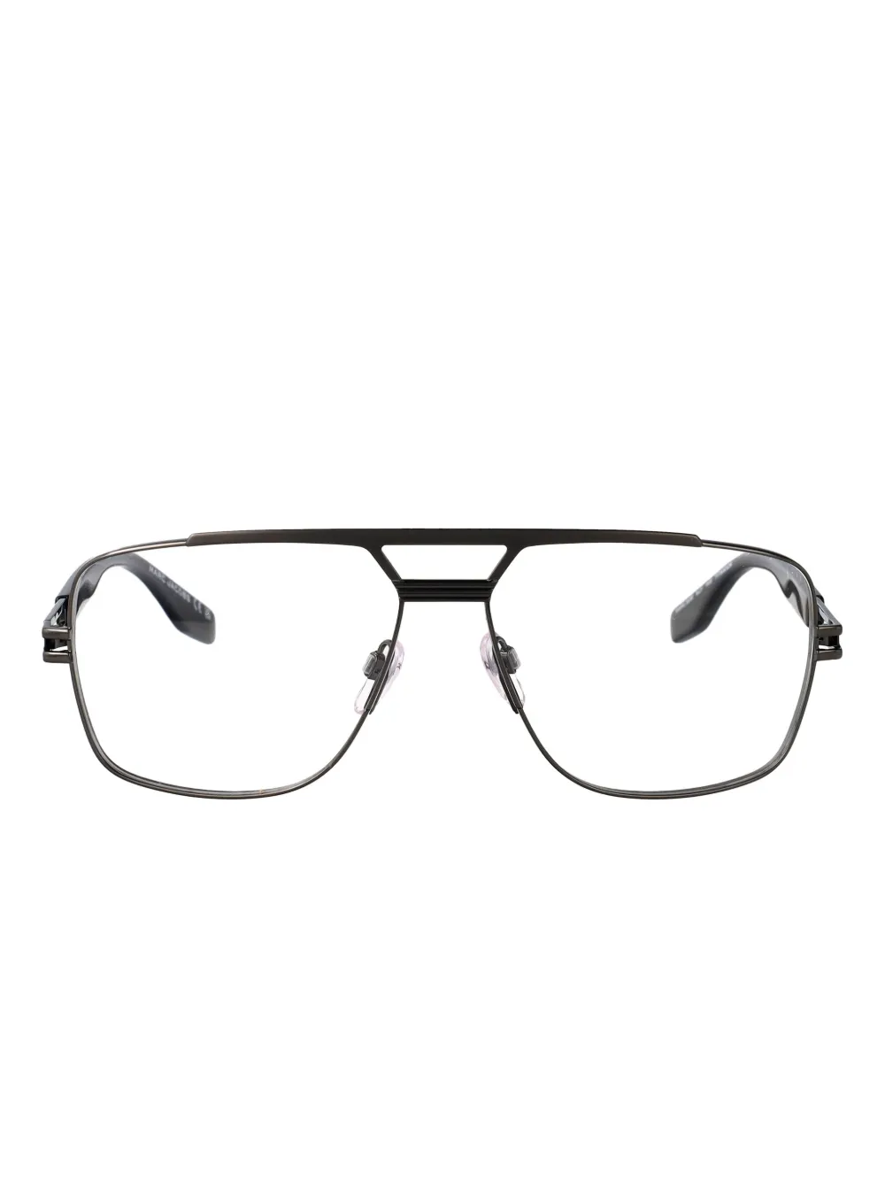 

Прямоугольные очки с двойной перемычкой Marc Jacobs Eyewear, черный