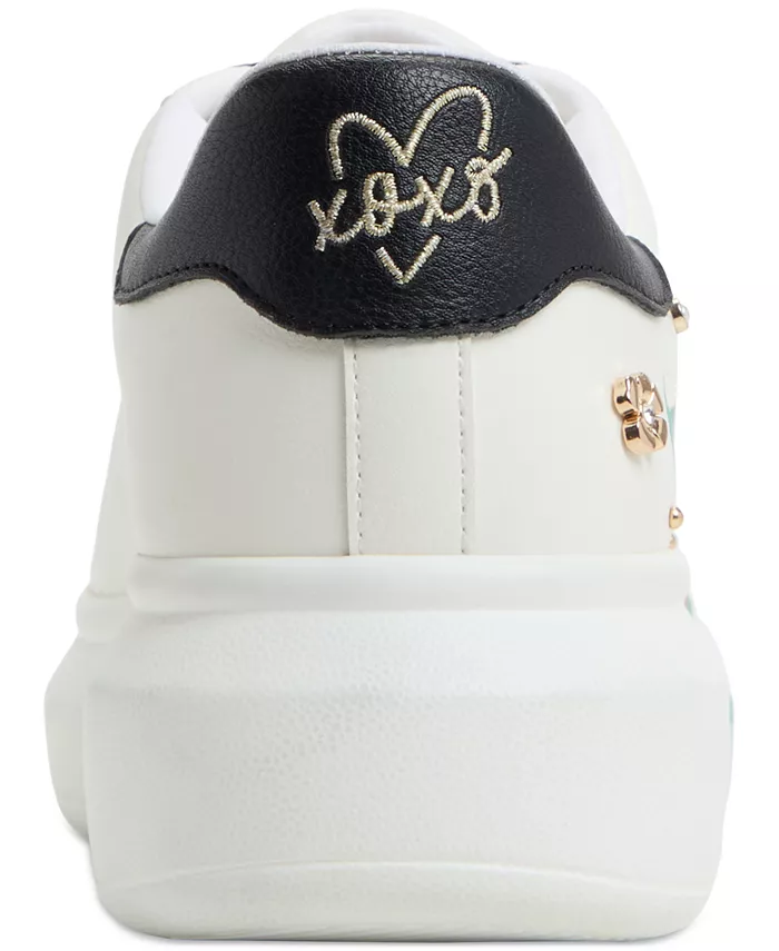 Женские кроссовки Lovekiss на платформе с декоративными шнурками ALDO, белый — фото 3