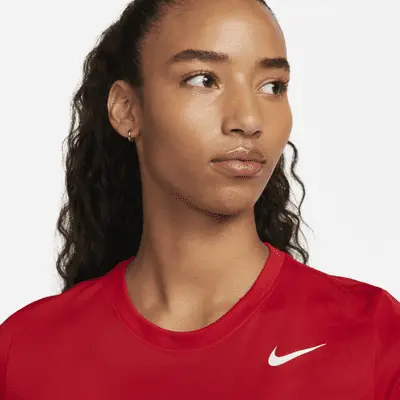 Футболка Nike Dri-FIT, цвет University Red/White — фото 4