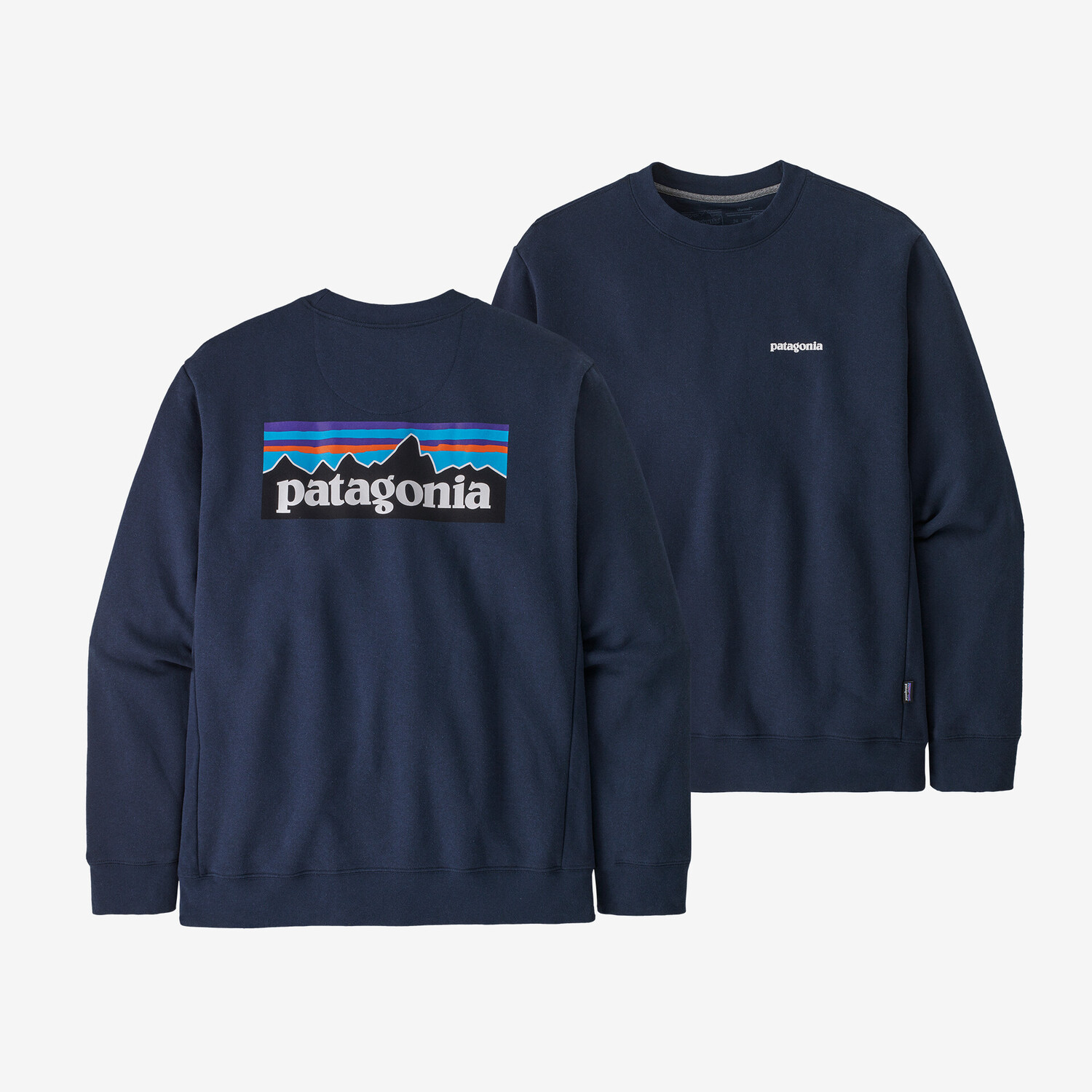 

Толстовка с логотипом P-6 Uprisal Crew Patagonia, новый темно-синий