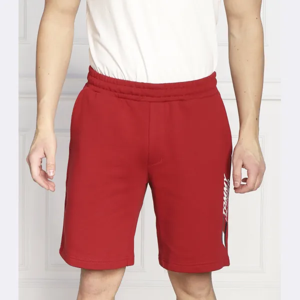 

Махровые шорты стандартного кроя Tommy Hilfiger, красный