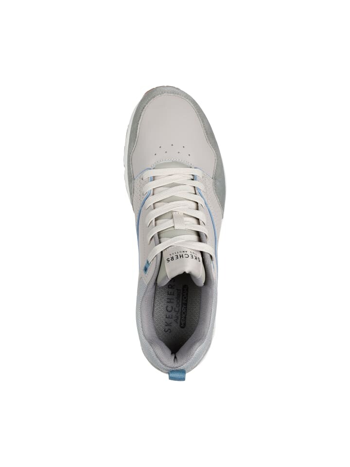 Низкие кроссовки Skechers UNO RETRO ONE, цвет braun/hellblau — фото 2