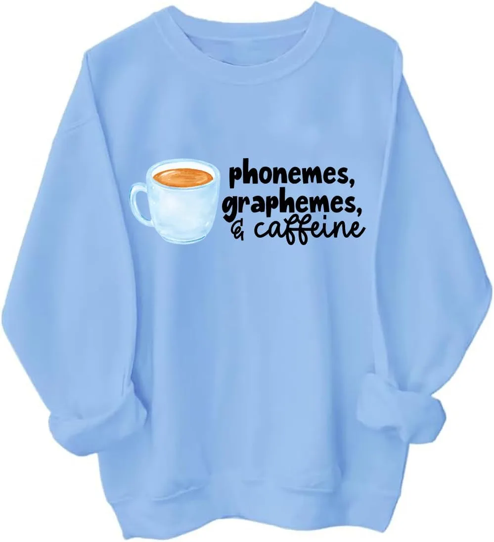 

Свитшот Phonemes Graphemes And Caffeine Exosea