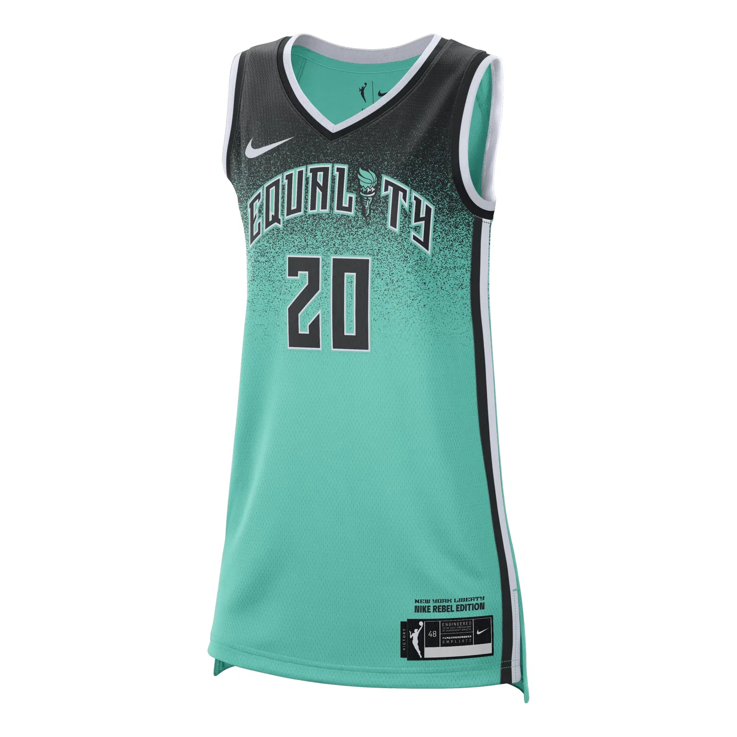 Футболка Nike Sabrina Ionescu New York Liberty Dri-FIT WNBA Victory Jersey 'Mint' FD0806-305, зеленый
