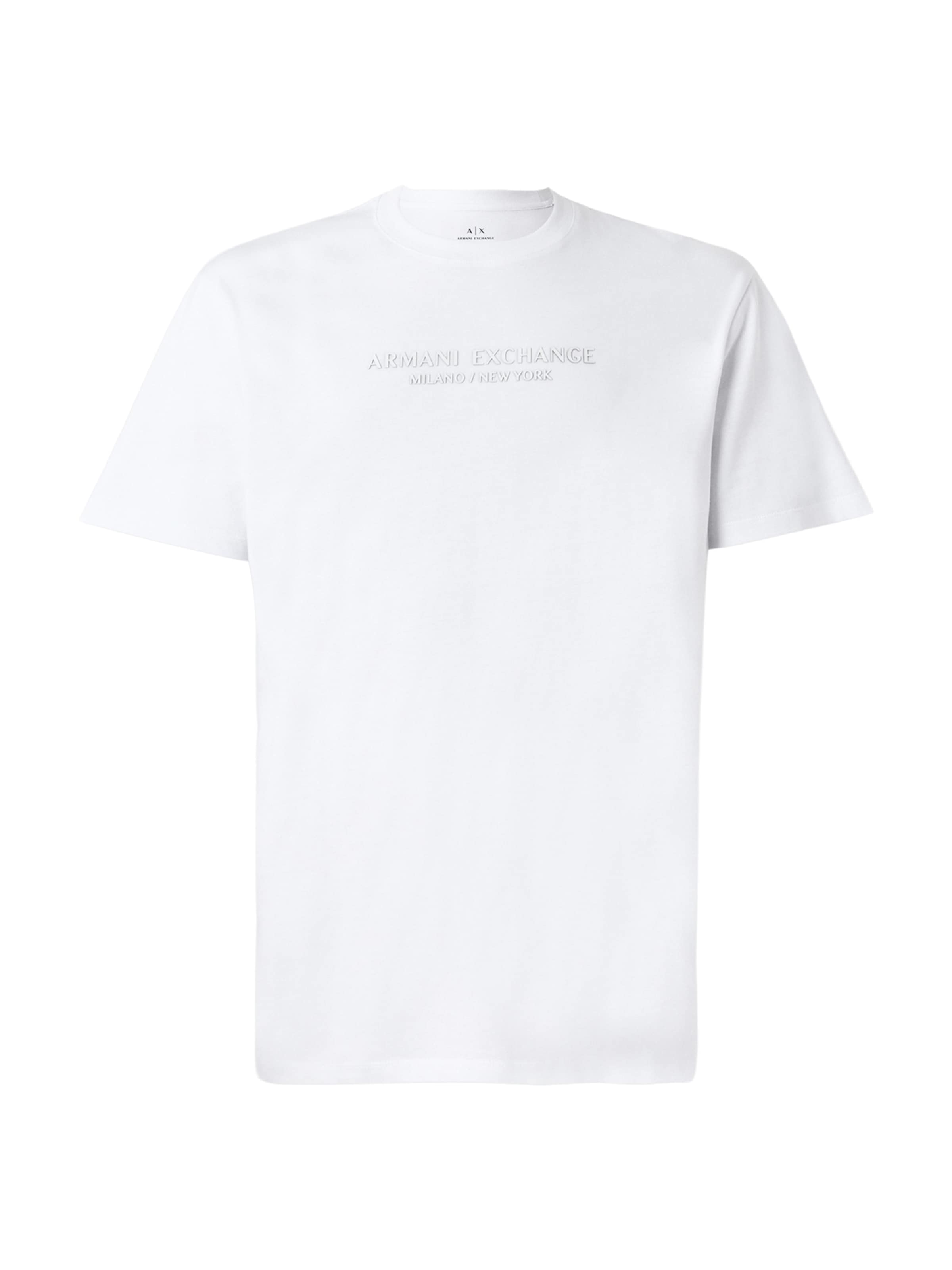 

ARMANI EXCHANGE Футболка в белом цвете