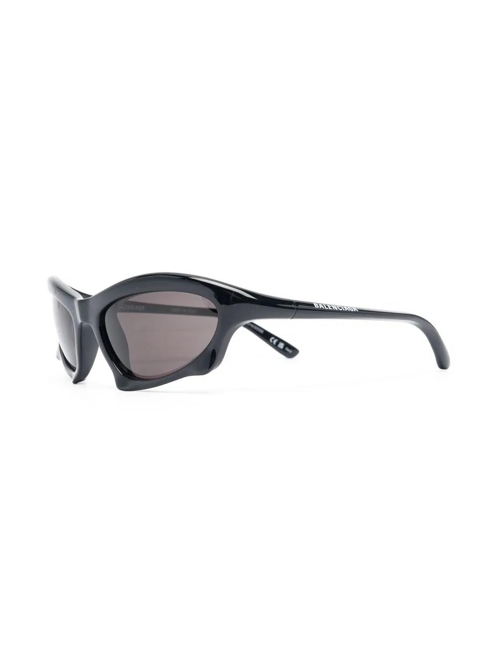 Солнцезащитные очки Bat в прямоугольной оправе Balenciaga Eyewear, черный — фото 2