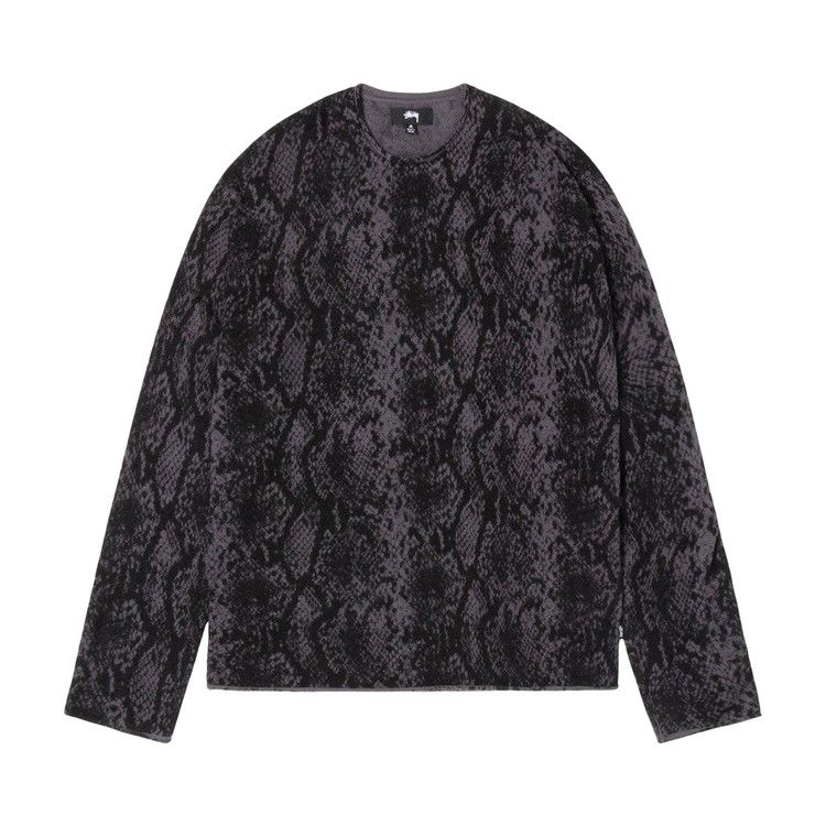 

Свитер Stussy Python Knit Crew, Charcoal