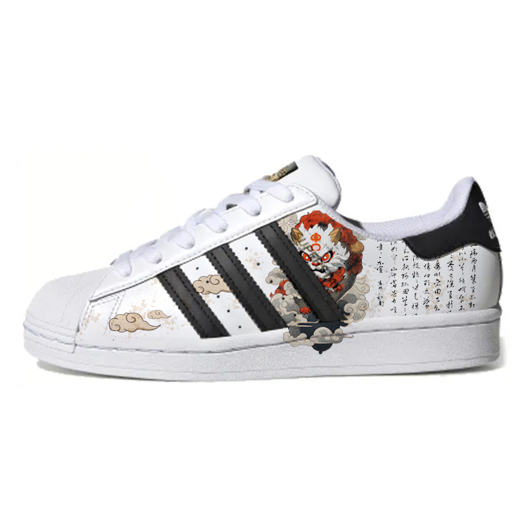 

Кроссовки adidas originals Superstar Skateboarding Shoes Women's Low-top White/black, белый/черный