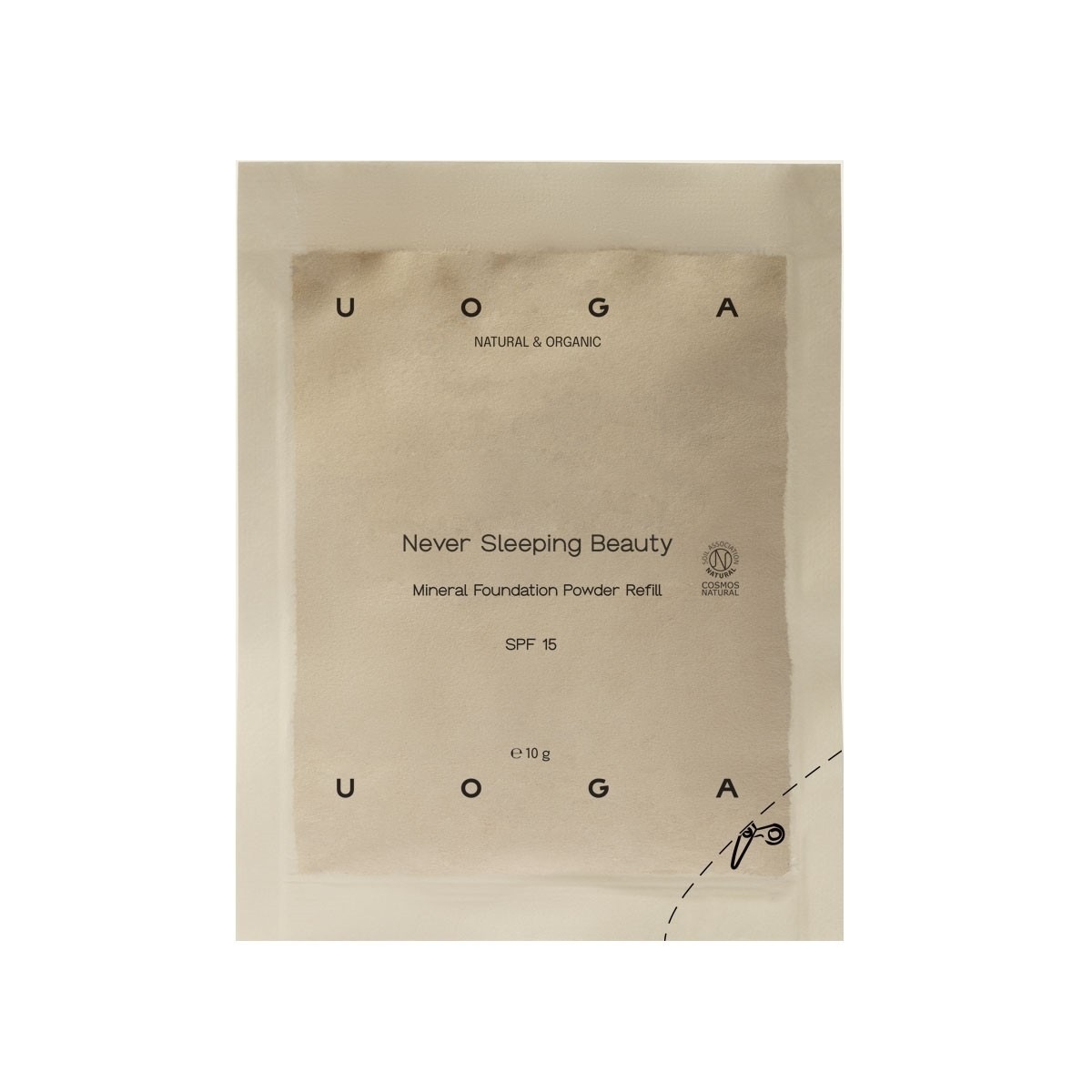 

Пудра для лица natural mineral foundation powder refill with amber spf 15 Uoga Uoga, strawberry and snow