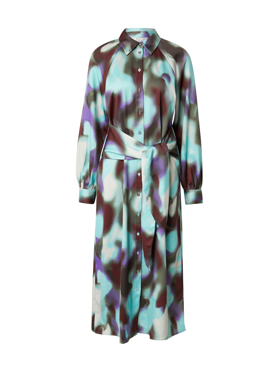 

Платье рубашка YAS Shirt Dress YASTORIO, темно-красный
