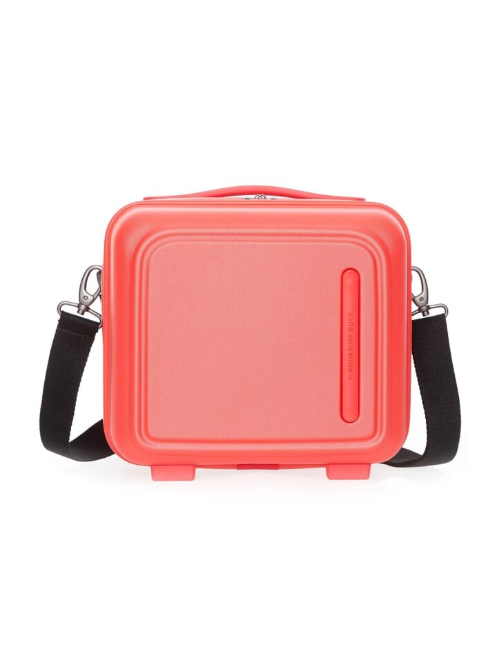 

Косметичка Mandarina Duck Logoduck + 27 cm, цвет cayenne