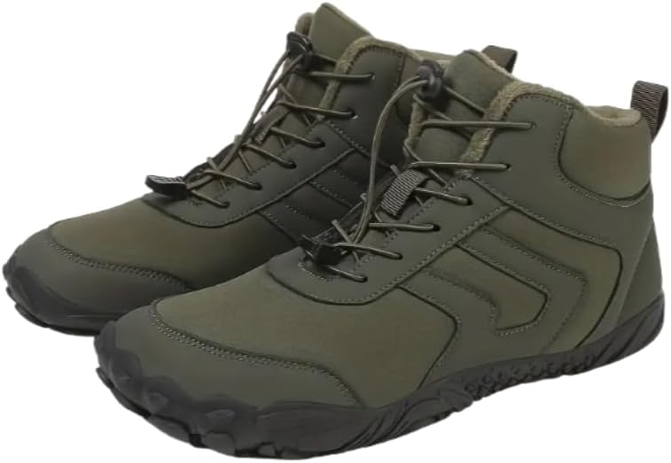 

Мужские зимние походные ботинки HCHCTRY, с теплой меховой подкладкой, легкие для активного отдыха на улице, зеленый