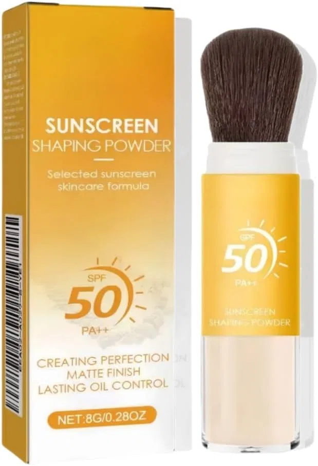 Солнцезащитная пудра SPF 50 PA++ для фиксации макияжа Hoselec 8 г
