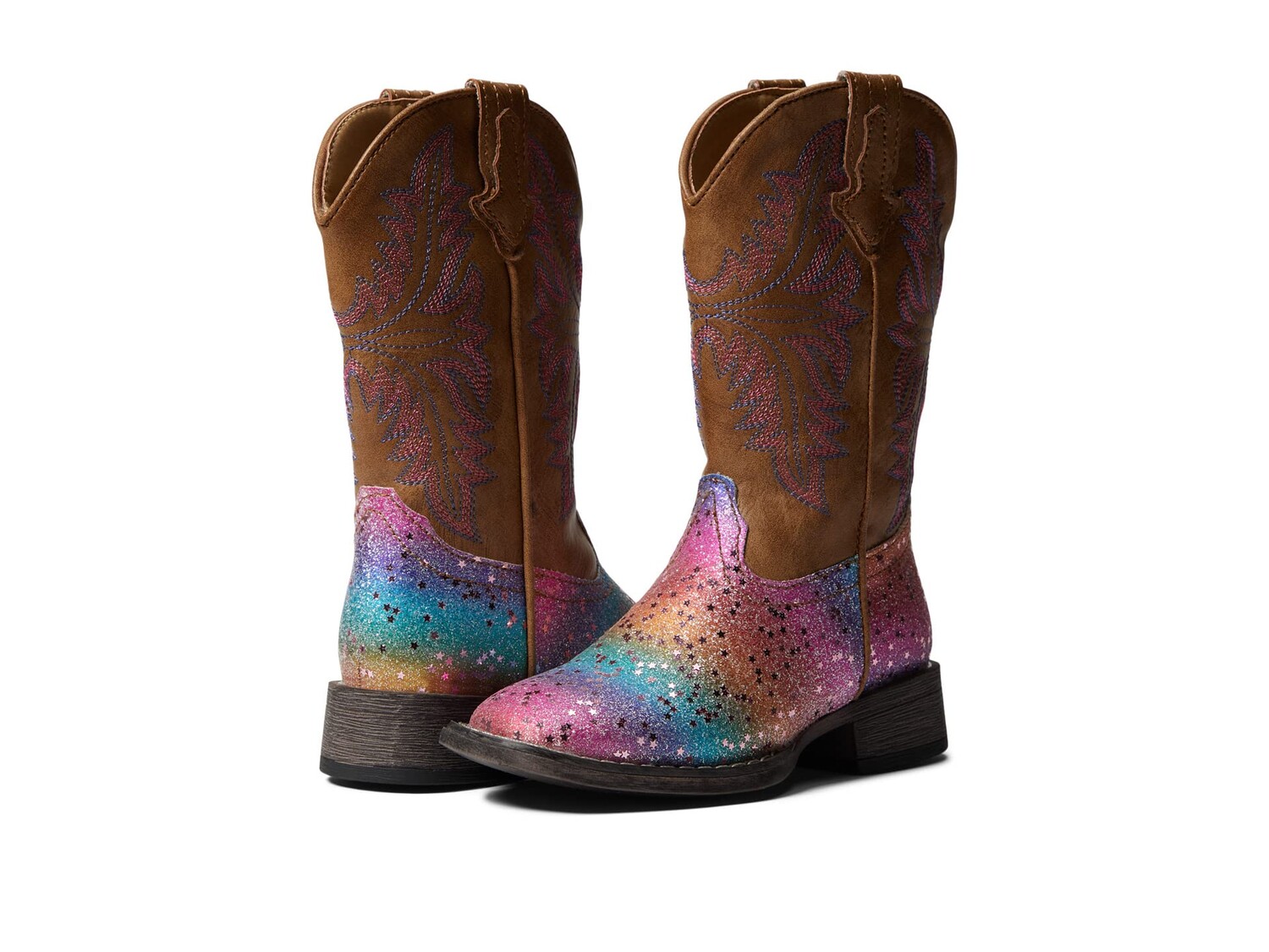 Ботинки Roper Kids Glitter Rainbow (Toddler/Little Kid)