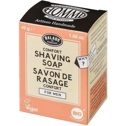 

Органическое мыло для бритья Balade En Provence для мужчин с ароматом цитрусовых, 40 г, Balade En Provence