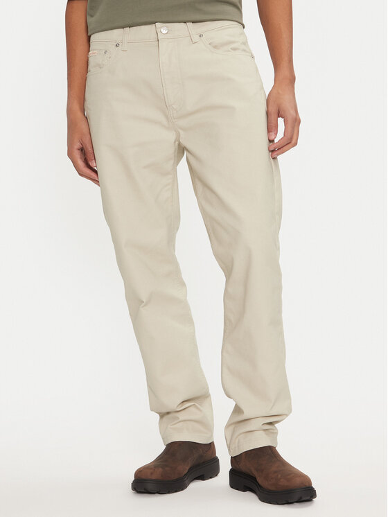 

Брюки прямого кроя J30J326263 Calvin Klein Jeans, бежевый