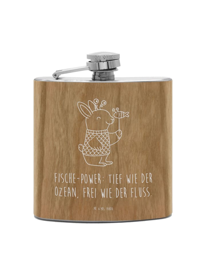 

Mr. & Mrs. Panda Фляга Flachmann Bär Seifenblasen ohne Spruch in Braun