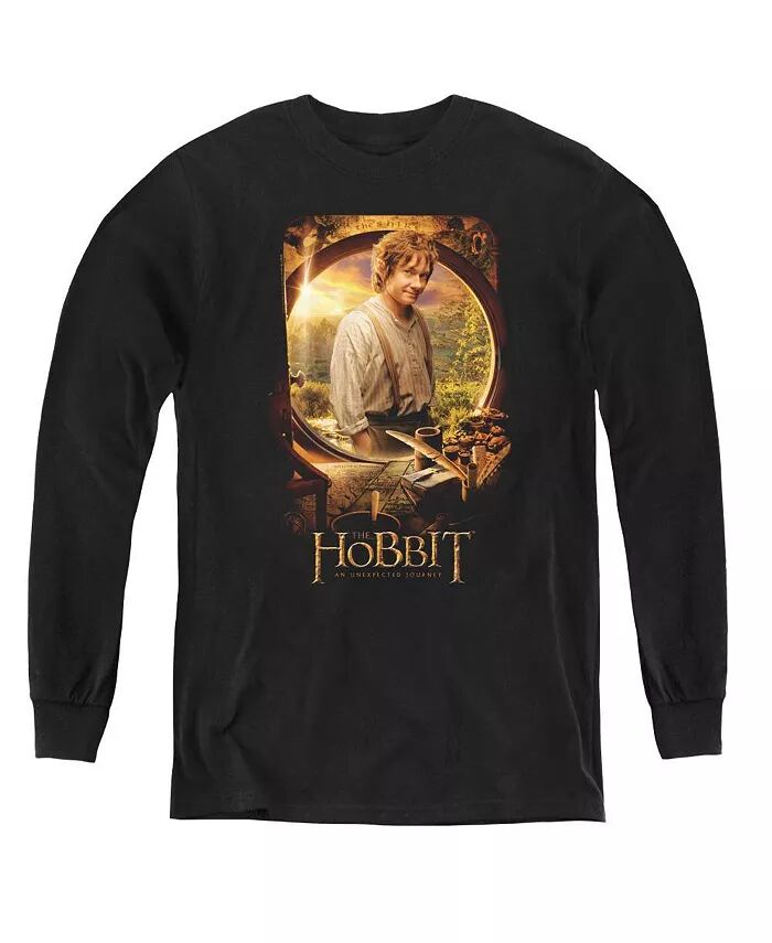 

Молодежные толстовки с длинным рукавом с изображением Бильбо The Hobbit, черный